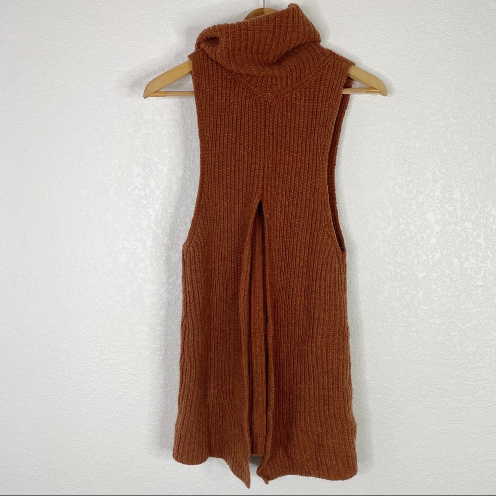 Free People Orange Wool Blend Turtleneck Sweater - Picture 12 of 12